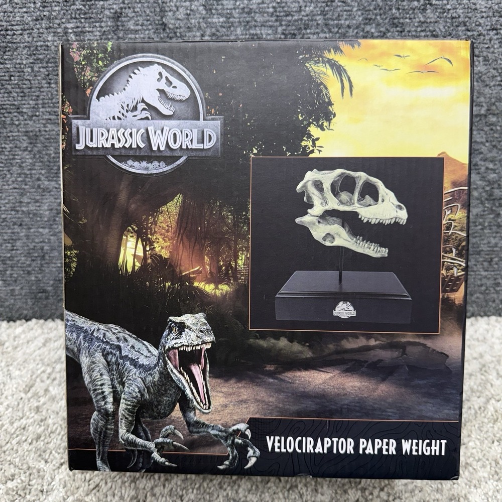 Surreal entertainment Jurassic World Velociraptor Paper Weight dinosaur replica